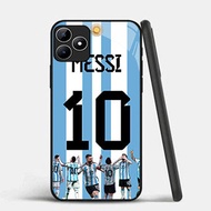 GK-33 FC Messi Glass Casing for OPPO Realme Narzo 50A A3i C53 6 C35 A3X N53 GT A40 C31 5GPrime