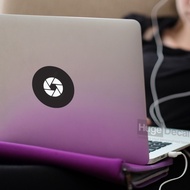 (0_0) Decal Sticker Macbook stiker laptop apple macbook - Logo Lensa