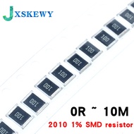 50pcs 2010 1% SMD resistor 0R ~ 10M 3/4W 0 1 10 100 150 220 330 ohm 1K 2.2K 10K 100K 220K 0R 1R 10R 