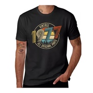 Vintage 1977 Full Birthday-Shirt Retro Summer Wear-Shirt Men 220G