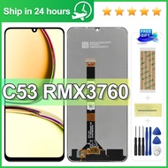 6.74" For OPPO Realme C53 LCD Display Touch Screen Assembly For Realme C53 RMX3760 LCD Screen With F