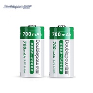 Doublepow CR123A 700mAh 16340 3.7V Li-ion Rechargeable Battery 2pcs