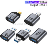 1PCS USB A to USB C Adapter USB C Male to USB3.0 A Female Adapter For Laptop PC Charger Power Bank U