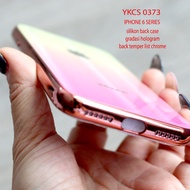 HP YKCS 0373 iphone 7G 8G 7 PLUS 8 PLUS 7PLUS 8PLUS HARD CASE BACK COLOR HOLOGRAM GRADUATEDhp