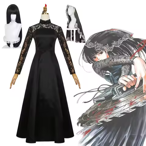 Anime SAKAMOTO DAYS Ms. Osaragi Cosplay Okura Costume Wig Dresses