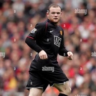 Wayne Rooney #10 Man Utd Away 2007/2008 MU FC 07/08 MUFC Official Merchandise Resmi Original Authent