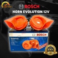 Bosch Original Evolution Fanfare Compact BM Twin Horn Set -0986AH0459 Frequency: 410/510 Hertz | Universal Car |Car Horn