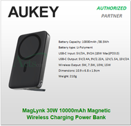 AUKEY 30W 10000mAh Magnetic Wireless Charging Power Bank