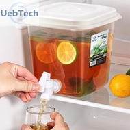 [uebtech.my] 3.5/5L Fridge Drink Dispenser with Lid Juice Container for Parties and Daily Use