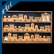 Nativity Advent Calendar Wooden Advent Calendar Christmas Vacation Countdown