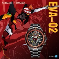 CITIZEN x EVANGELION JY8139-68E EVA-02 Eco-Drive Radio-Controlled LIMITED Watch