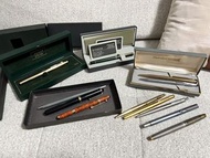 Parker Cross Sheaffer Fountain Pen Ball Pen Vintage Lot