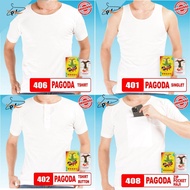 BAJU PAGODA T-SHIRT 406#/PAGODA T-SHIRT BUTTON 402#/PAGODA SINGLET 401#/PAGODA ZIP POCKET HAJI 408#/CHUNG KAI