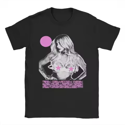 Short-Sleeved Y2K Fun Tops Singer Kesha TOUR T-Shirt Beach Cotton Summer Streetwear T-Shirts for Man