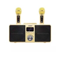 全城熱賣 - 無線麥克風藍牙低音炮(金色)