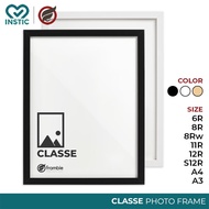 Frambie CLASSE Photo Frame 6R, 8R, 11R, A4, A3 Frame | Contemporary Wooden Black / White Picture Fra