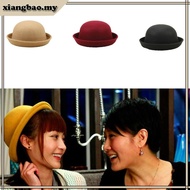 xiangbao1 Kids Black Party Hat Magician Derby Hat Short Brim Fedora  Hat for Dress Up and Victorian 