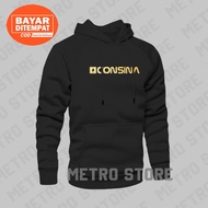 Hoodie Cons Logo Text Gold Print Premium | The Latest Cool Men's Women's Distro Sweater Jacket