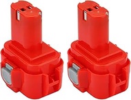 Shentec 9.6V 3.0Ah 2-Pack Replacement Battery Compatible with Makita PA09 9100 9120 9122 9133 9134 9