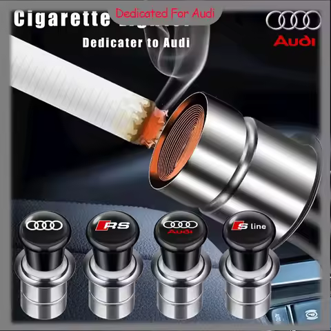 Car Cigarette Lighter Plug Adapter Portable Power Outlet Car Styling For Audi sline A4 B7 B8 B9 A3 8