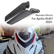 RS457 Rearview Mirror For Aprilia RS 457 2024- Stealth Sport Winglet Mirror Kits Adjustable Stealth 
