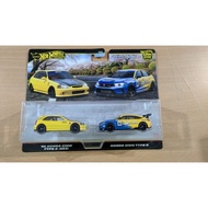 Hotwheels Premium '99 Honda Civic Type R & Honda Civic Type R