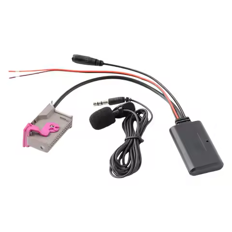 Bluetooth Car Audio Cable Adapter 32pin Module Handsfree AUX Mic for Audi A3 A4 A6 A8 TT R8 RNS-E