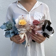 【DIY材料包】單支小花束(2入)|不凋花|永生花|乾燥花|