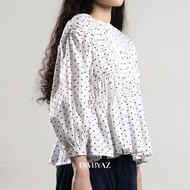 Preloved BWBYAZ - Pamela Shirred Blouse Pattern