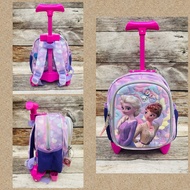 Preschool CHILDREN'S SUITcase/TROLI BAG embossed GLOSY 9"