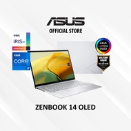 ASUS Zenbook 14 OLED UX3402VA-KM168W 14" Laptop Foggy Silver (Intel Core i7-1360P | Intel Iris Xe Graphics | 16GB/512GB)