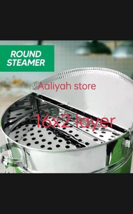 Round Steamer Stainless / Siopao Siomai 16" Inch 2 Layers