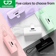 GOOJODOQ 5000mAh Bank Kuasa | Mini Fast Charge Portable Powerbank for IOS iPad iPhone Airpod | Light