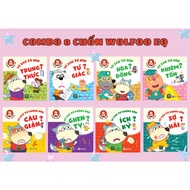 Book - Combo of 8 Wolfoo EQ Books (P1+P2) (1980 Books Store)