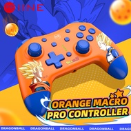 IINE Gen4 Orange Macro Pro Controller Wake Up Headset Jack Support NFC Macro Settings Compatible Nintendo Switch Steam