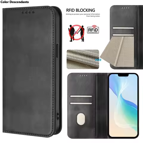 Book Style Leather Case Protective Cover for VIVO IQOO 12 Pro Z9X Z8X Z7X Z6X Z9 Turbo Neo 9 8 7 Pro
