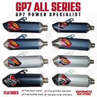 GP7 TEKKEN BLACK END CAP KLX CRF WR155knalpot GP7 Exhaust Muffler