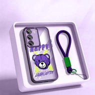 YBD Phone Case For OPPO A5 A5i Pro 5G A6i A5M Fashion Purple Border Cartoon Animal With Hand Wrist S