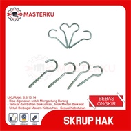 MATA OPEN HEEL SCREW/ HEEL SCREW HANGING SCREW / EYE SCREW CLOSED EYE SCREW