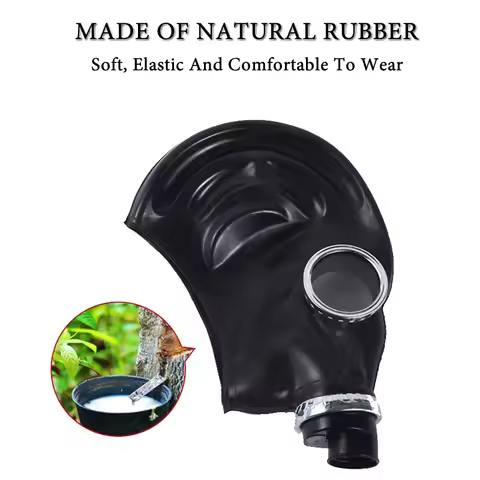 49/64 Type Full Face Respirator/R40 Air Tube/Multipurpose Painting Spray Pesticide Natural Rubber Ch