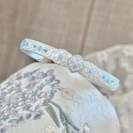 {Bailan} Chinese Style New Chinese Style Fresh Open Enamel Colorful Heavy Industry Bracelet 520 Moth