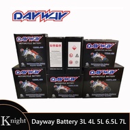 Motorcycle Dayway Battery 3L , 4L , 5L ,Battery Charger