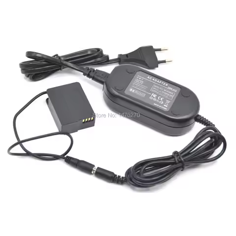 DMW-AC8 AC Power Adapter+DMW-BLC12 Dummy Battery DCC8 DC Coupler For Panasonic Lumix G85 G80 FZ2000 