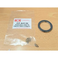 [ FP-KE30 ] [ TOYOTA KE70 ] [ FRONT PIPE GASKET ] [ 40.5X53MM ] [ TOYOTA KE30 KM36 1RZ UNSER ] [ FRO