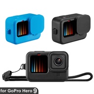 GoPro Hero 9 Silicone Case Lens Cap Protective Cover Cage for GoPro Hero 9 Black Accessories Go Pro 9 GoPro9 Hero9