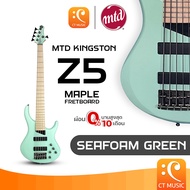 MTD Kingston Z5 Maple Fretboard Seafoam Green Electric Bass เบสไฟฟ้า Z 5 MapleFretboard SeafoamGreen