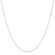 FAR EAST 18K/750 White Gold Box Necklace