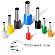 🇲🇾AA44 1pcs - VE Terminal Ferrule Bootlace Wire Crimp Connector Joint Plug Pin Tube Fer Rule Insulat