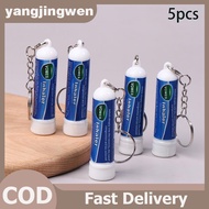 YANGWEN 5Pcs Nasal Sti Keychain Boosts Focus Inhaler Tubes Cooling  Nasal Inhaler Aromatherapy Energ