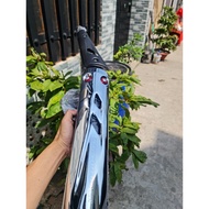 Motorcycle exhaust ex10 exciter exhaust 2010 mounted on ex135 5s, ex135 4s, Sirius, wave, ex50, siri